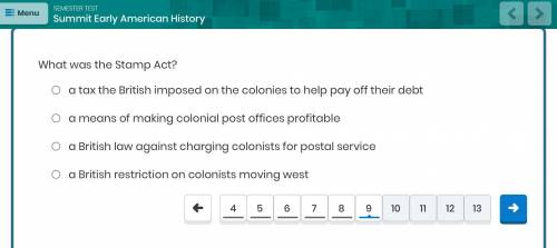 Hi, need help on this question about the Stamp Act (: