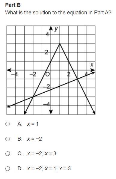 (30 points)(alg 2) plz dont steal points :-:

Part A
Choose the equation that matches the graph.
P