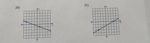 ( please help!! )Find the slope of each line