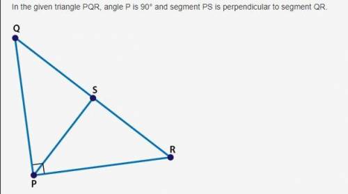 BRAINLEIST ALERT :)

Seth is using the figure shown below to prove the Pythagorean Theorem usi