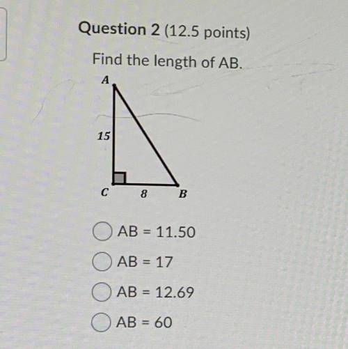 Find the length of AB
Anyone happen to know?