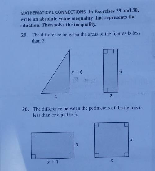 Can someone please help me with #29 and #30?I don't know how to find the answer.