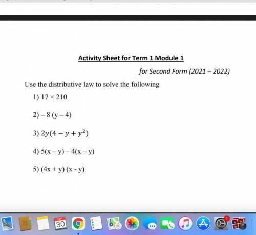 Please help me with this mathematics worksheet