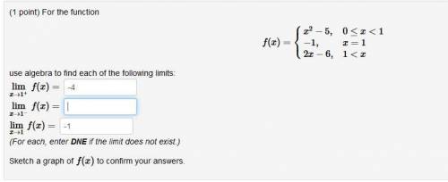 Trying to figure out the limit where x tends to less than 1