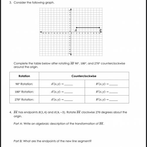 Rigid Transformations and Symmetry Examining and Using Rotations Independent Practice please answer