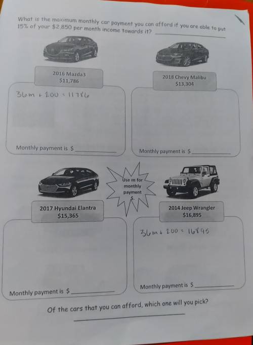 I need help ASAP this is for a school math project in math I suck at I have to show my work and see