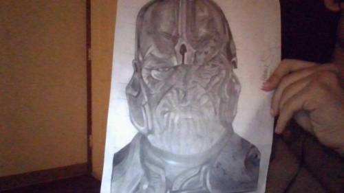 Ra te my new drawing. its thanos