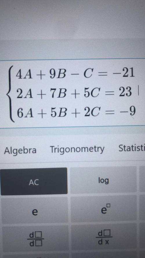 Solve this step by step with elimination. Show work