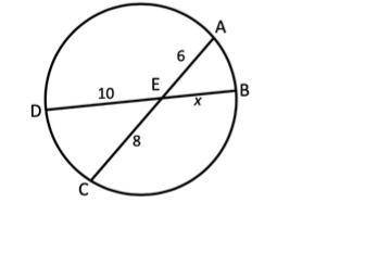 QUICK brainiest ASAP!!! Find the length of x. SHOW ALL YOUR WORK so I can see If the answer makes s