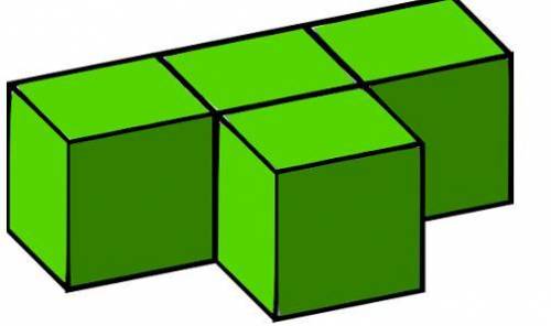 If each block sides are 1 cm long, what is the volume of this object?
