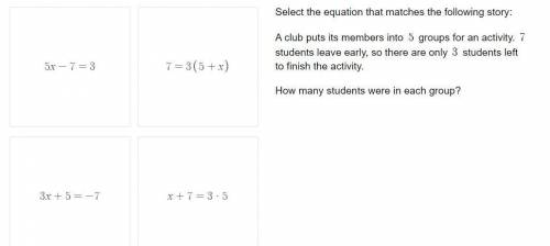 Pick the right equation then solve it