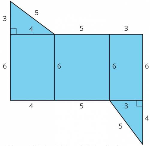 If the net were folded and assembled, what type of polyhedron would it make?

What is the surface