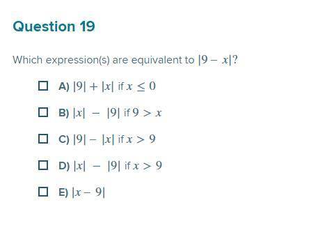 Guys please help me ill give brainliest to the right answers

 Which expression(s) are equivalent