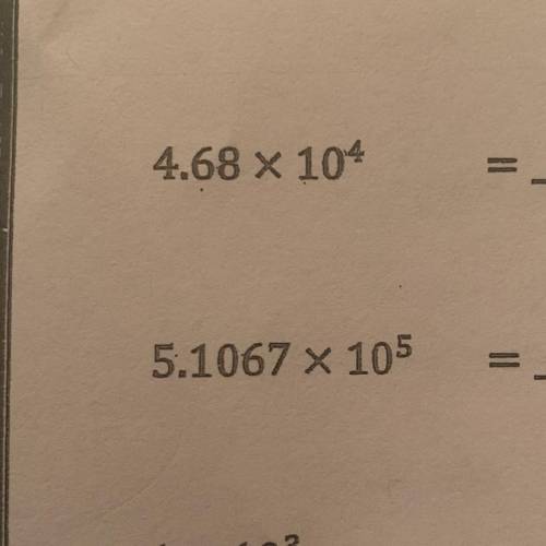 How do I get this in expanded form on a calculator?