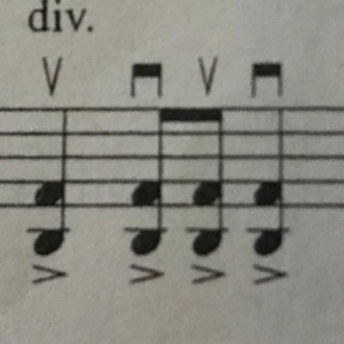 What does this mean I know the notes but why are they above each other?