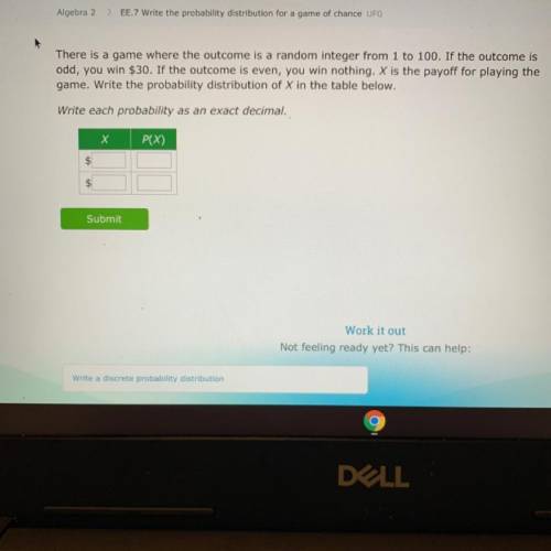 There is a game where the outcome is a random integer from 1 to 100. If the outcome is

odd, you w