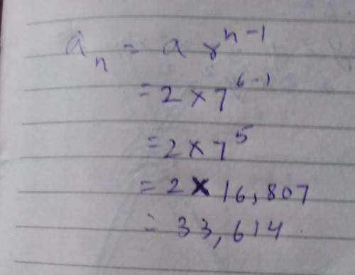 Find the nth term of the geometric sequence whose initial term a1 and common rati r is given. Then f