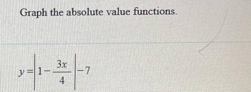 Graph the absolute value functions