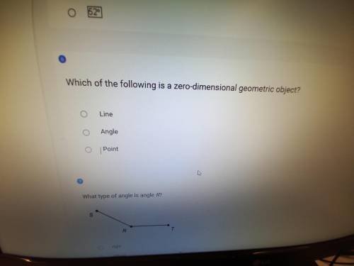 Which of the following is a zero-dimentional geometric object?