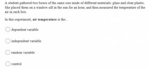 I NEED THE RIGHT ANSWER ASAP NO LINKS !!!
This is a Science question