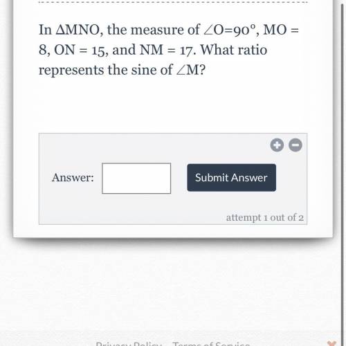 Identifying Trig Ratios (No Diagram)
Plz help me with this math problem