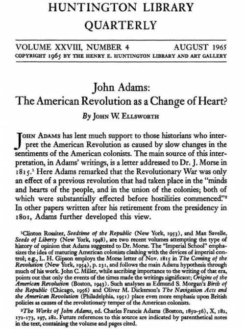 5) How does John Adams's feel about the law and about the prospect of revolting against the British?