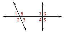 Identify all pairs of angles of the given type:
Select all the supplementary pairs of angles