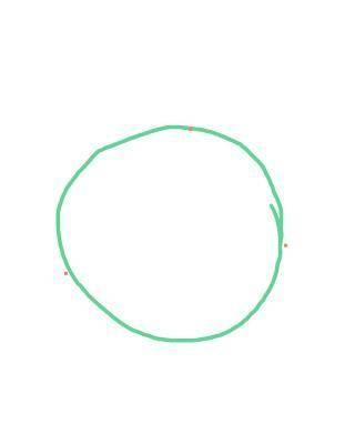 How do I construct a circle through three points not on a line