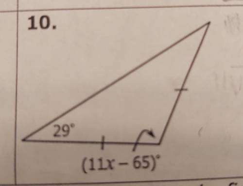 The question says to Find the value of each variable , what do I have to do? pls help!
