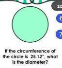 What would be the area of a circle whose circumference is 25.12 units?
