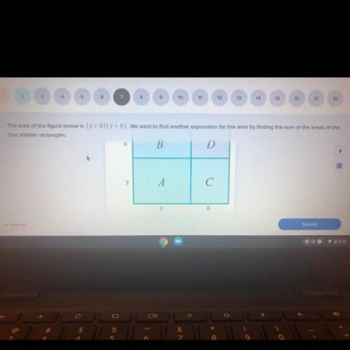 What is the area of the rectangle 
Plz help ASAP 20 points