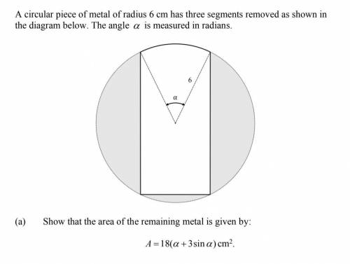 Can someone please explain the solution (given) to this question, especially the area of the triang