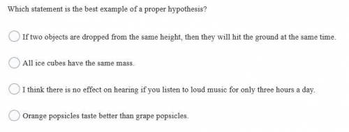 I NEED A SCIENCE EXPERT TO GIVE ME THE RIGHT ANSWER TO THESE ASAP