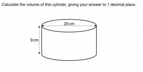 Volume Of This Cylinder