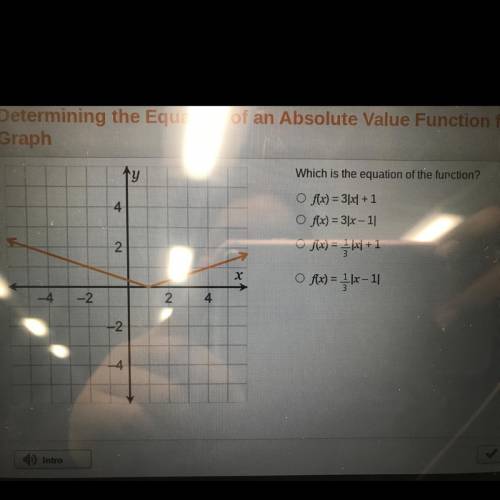 Which is the equation of the function?