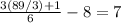 \frac{3(89/3)+1}{6} -8 = 7