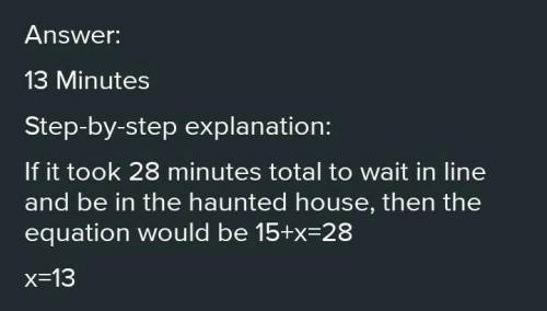 65 people paid $5 to go in a haunted house. They all went in, someone took their time to see the dec