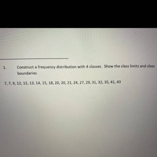 This a statistics question :)
