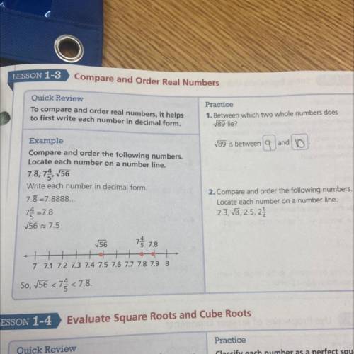 Anybody know the answer to number 2