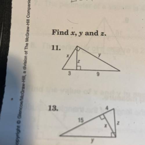 How to solve for x y z?