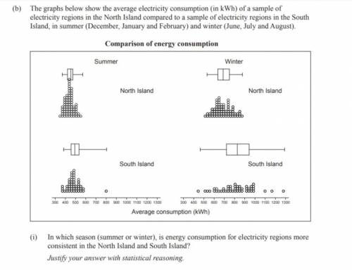 In which season (summer or winter), is energy consumption for electricity regions more consistent i