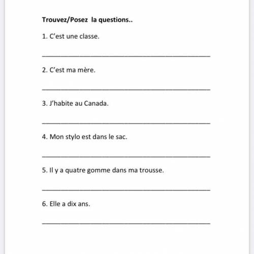 Can u help me in solving this French worksheet