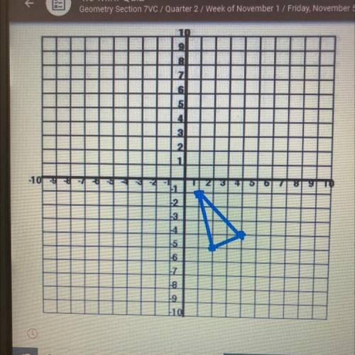 Find the perimeter of the triangle. Hint : you will need to use the distance formula 3 times!