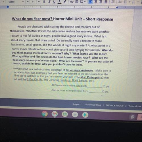 I need help with my films paragraph..