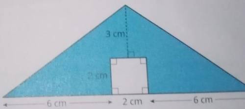 Find the area of the shaded region Show or explain your reasoning