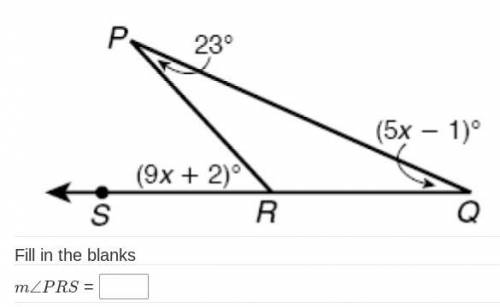 Fill inthe blanks - triangle measurements