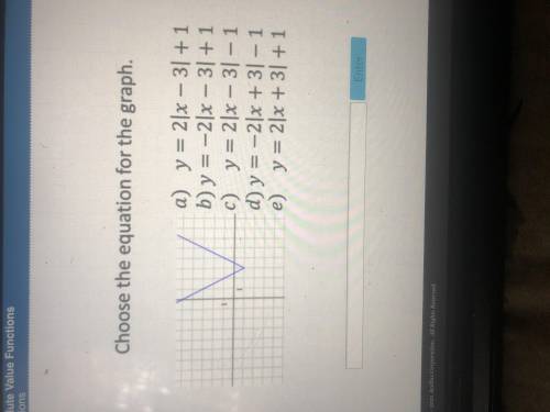Choose the equation for the graph
Plz help
Plz HELP