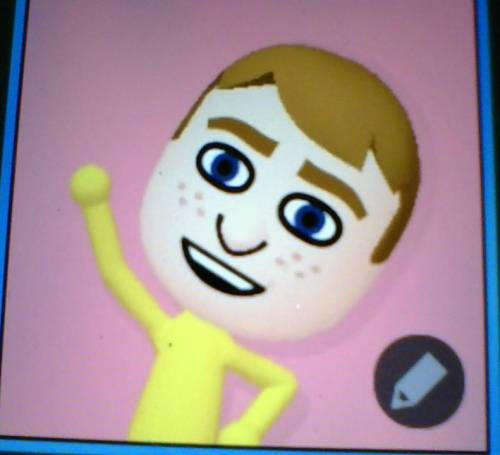 ok so i made a mii charecther and he is going to be in my comics. does he look fine? and what do I