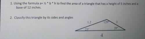 Need 1 and 2 answered please.