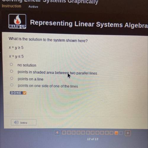 Solving linear systems graphically .